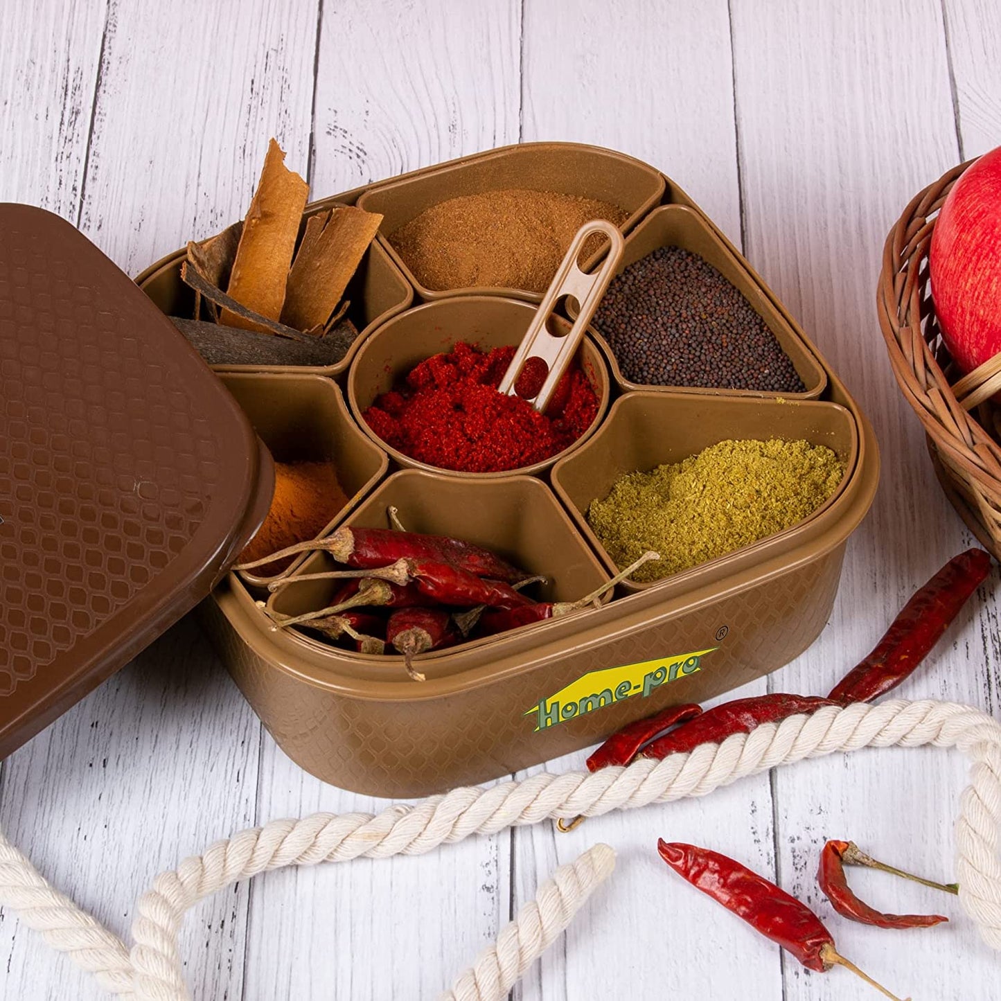 Plastic Masala Dabba Mutipurpose Container - Homeproindia.com