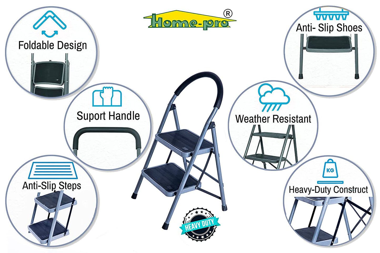 Foldable Ladder / Step Ladder - Homeproindia.com