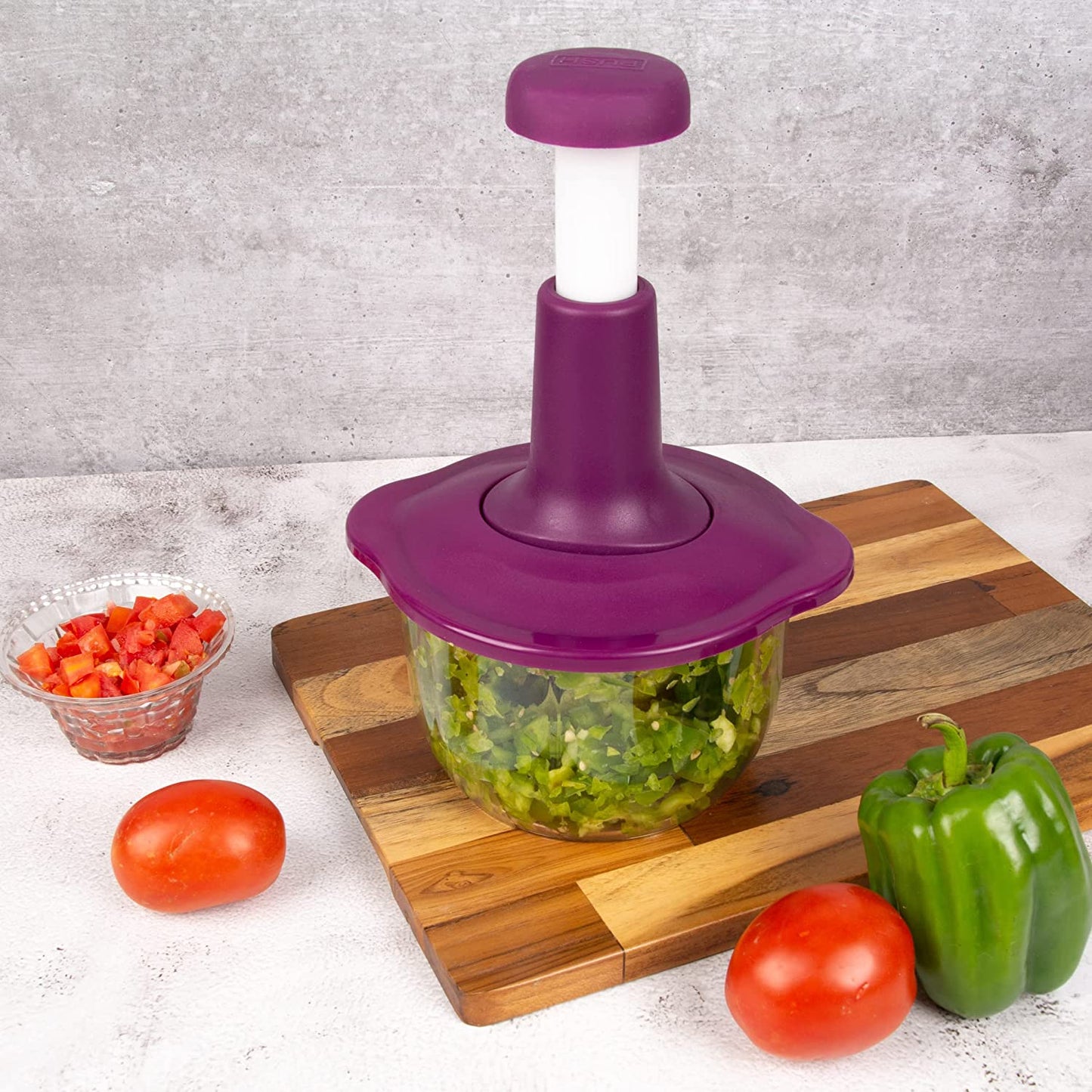 Manual Chopper Stainless Steel Blade | 1500 ML Capacity | Pack of 1 - Homeproindia.com