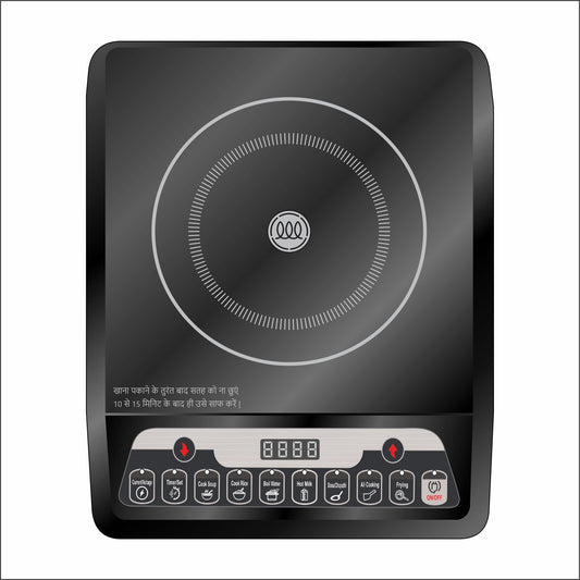 Home-pro Induction Cooktop MI-1C 2000W Automatic Power & Temperature