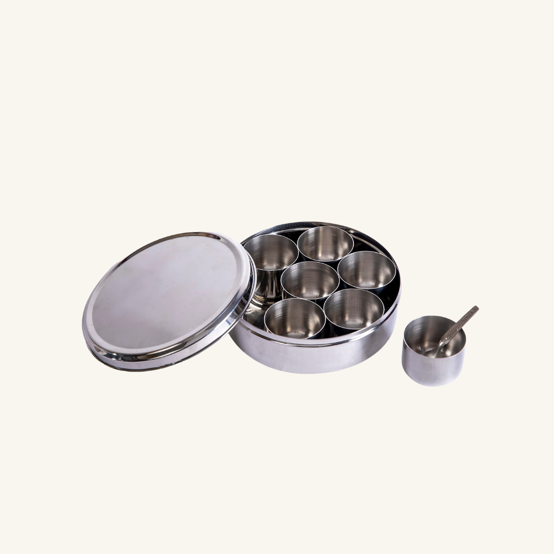 Masala Dabba Stainless steel Spices Container 22 CM