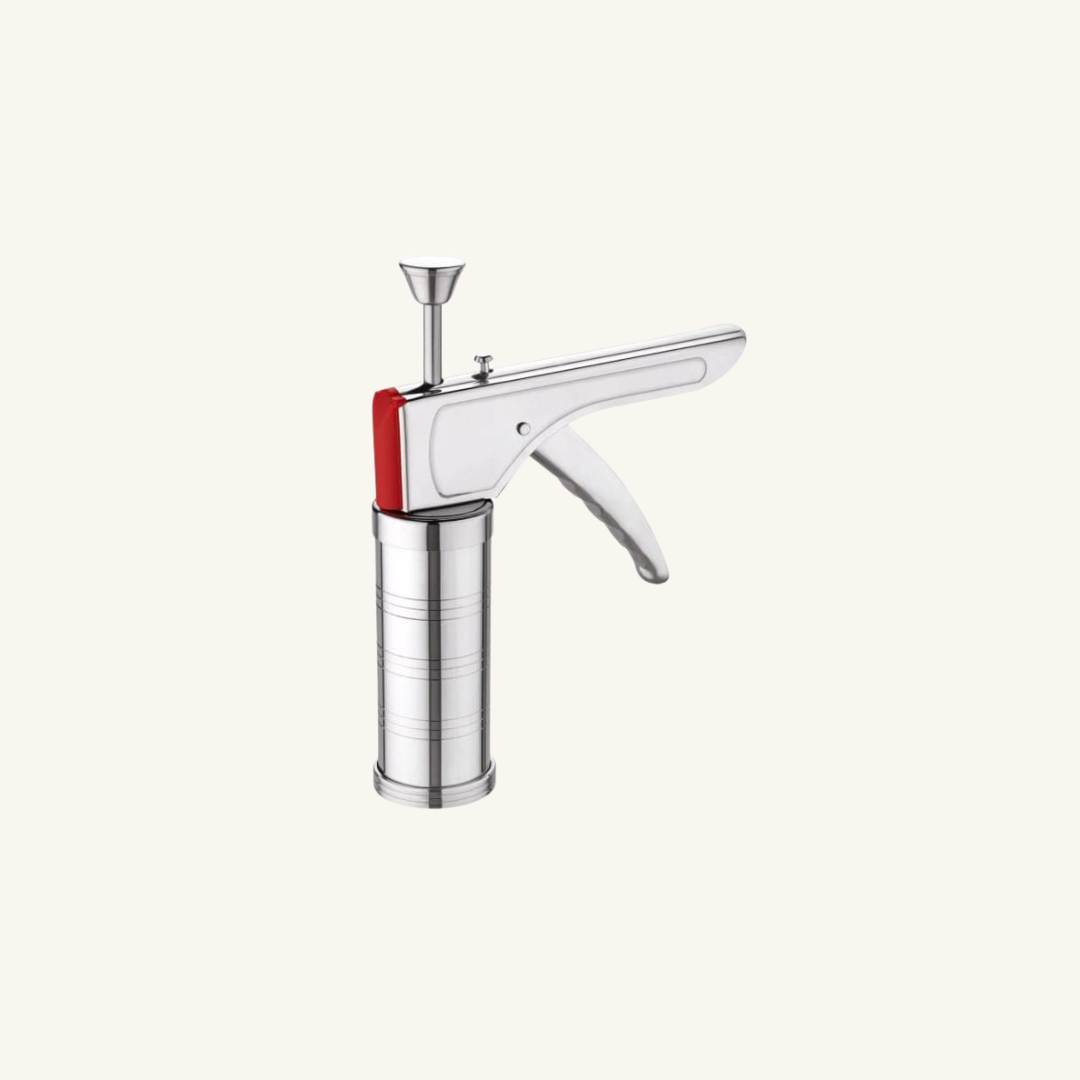 Stainless Steel Kitchen Press Sev Sancha with 15 Different Types of Jalies