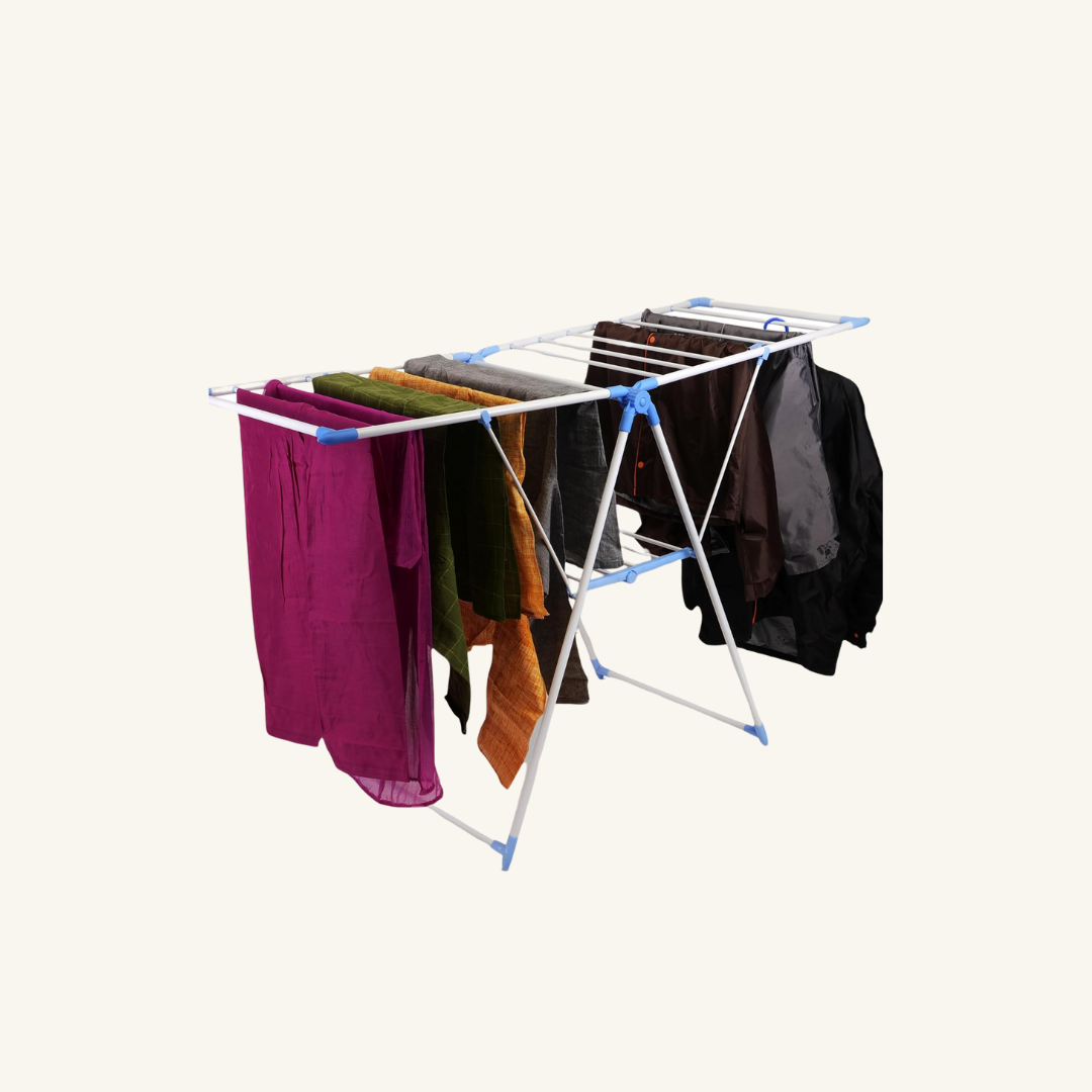 HOME-PRO - Small Cloth Stand | Adjustable Perfect for Indoor and Outdoor Use | Rust-Proof and Durable | Pack of 1