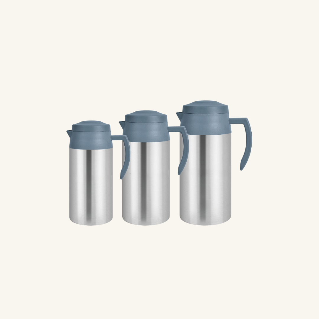 Tea Pot Vacuum Insulated Pot Stainless Steel 500 ML , 750 ML , 1000 ML Combo Pack