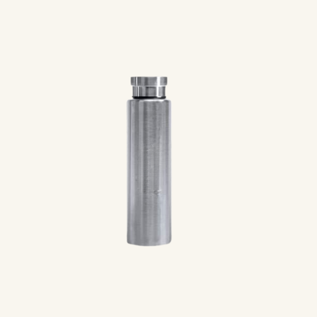800ml Vacuum Steel Water Silver Bottle