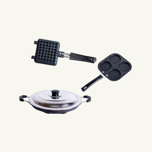 Non Stick Appam, Uttapam, Grill Toaster Combo