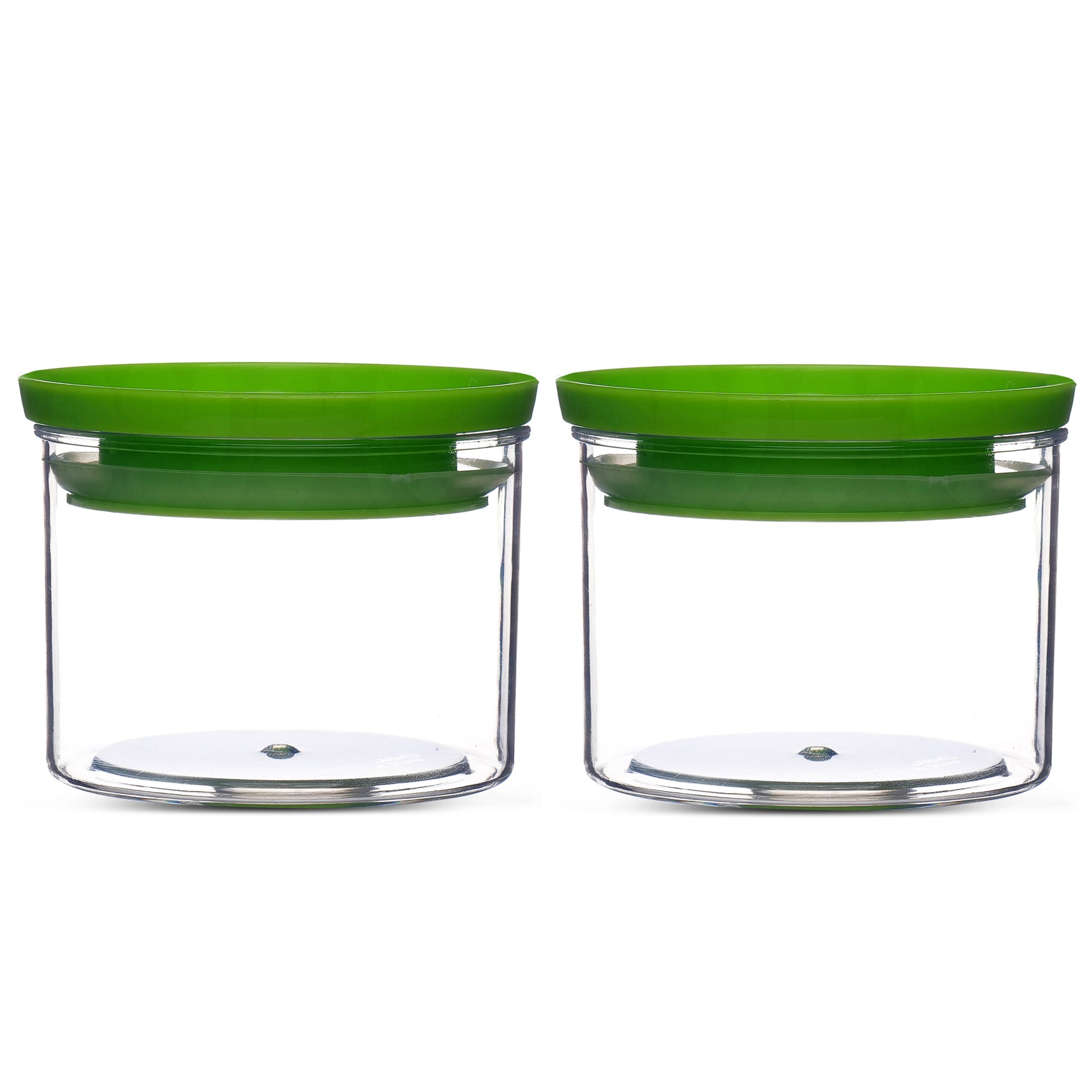 Xecellent Airtight Transparent Plastic Storage Container Green 500ML - Homeproindia.com