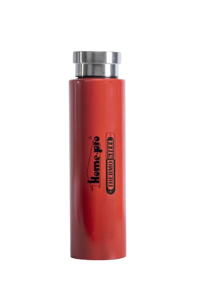 800ml Vacuum Steel Water Red Bottle - Homeproindia.com