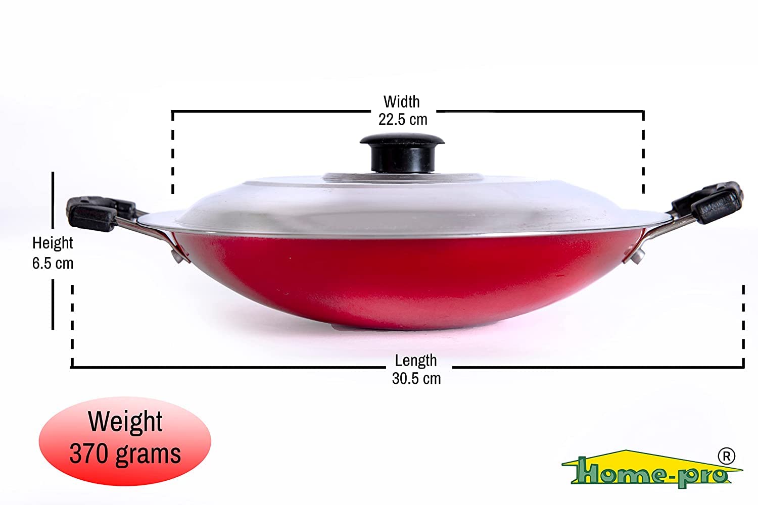 Non-Stick Appachetty with Steel Lid - Homeproindia.com