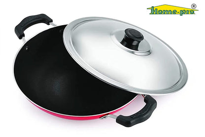 Non-Stick Appachetty with Steel Lid - Homeproindia.com