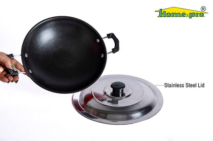 Non-Stick Appachetty with Steel Lid - Homeproindia.com