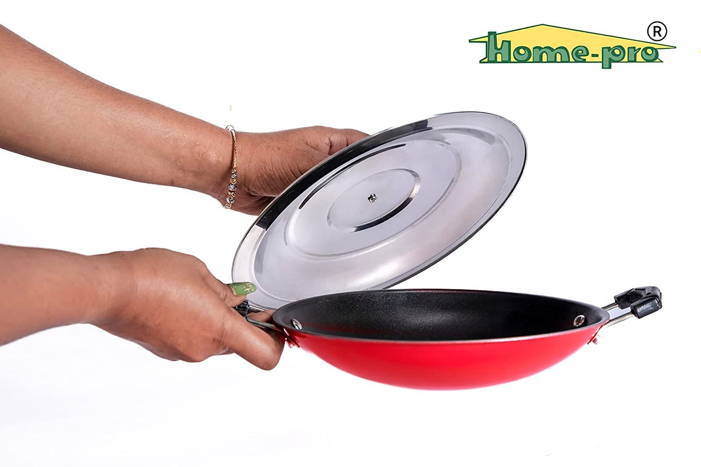 Non-Stick Appachetty with Steel Lid - Homeproindia.com