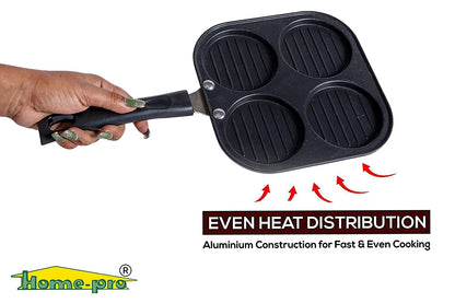 Non-Stick Black Uttapam, Grill Pan Pack of 2 - Homeproindia.com