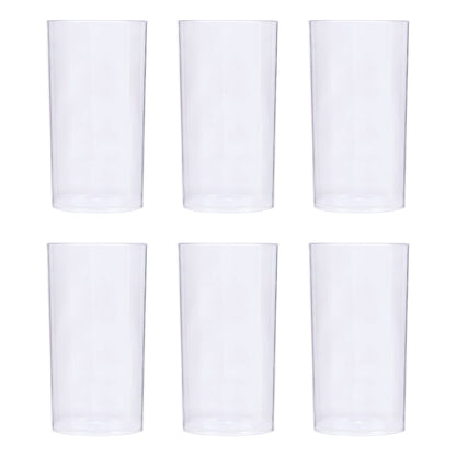 Transparent Plastic Glass Set Set of 6 - Homeproindia.com