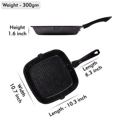 Grill Pan & Black Appam Combo - Homeproindia.com