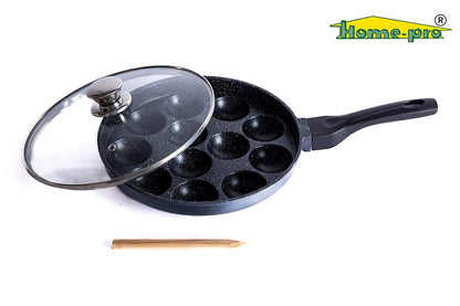 Non Stick Appam with glass lid Uttapam Grill Toaster Combo - Homeproindia.com