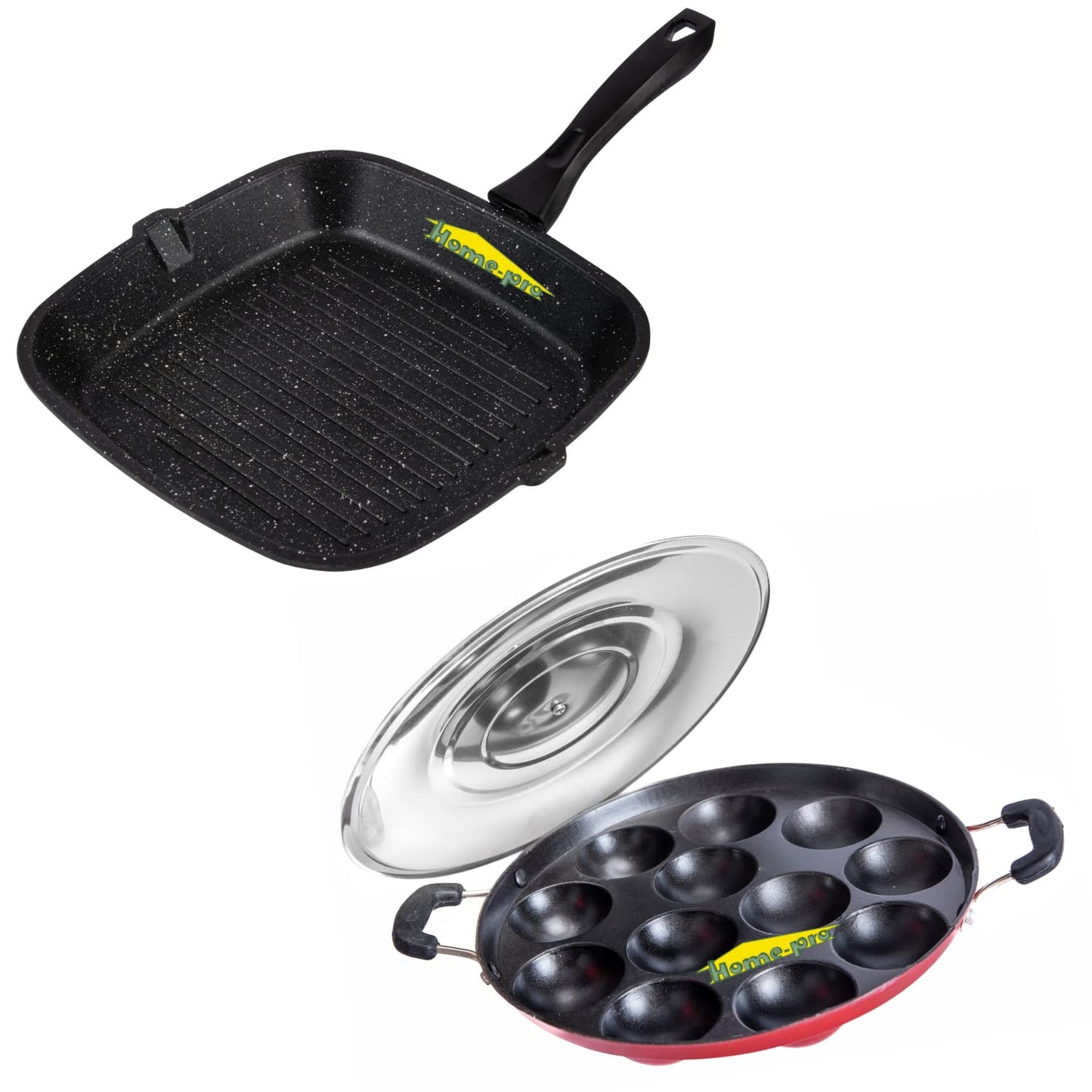 Grill Pan & Red Appam Combo - Homeproindia.com