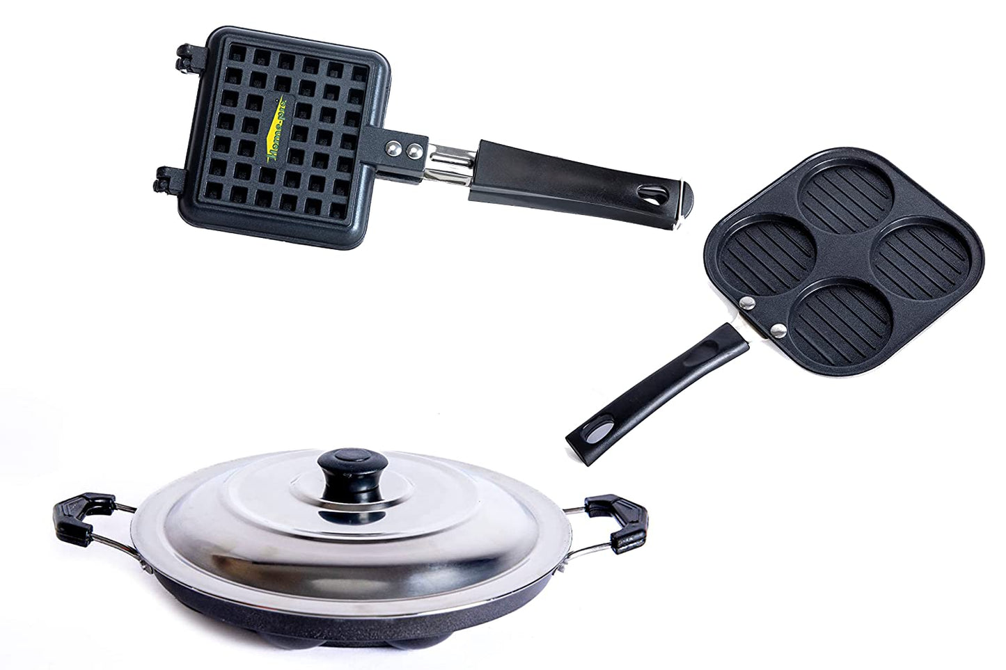 Non Stick Appam, Uttapam, Grill Toaster Combo - Homeproindia.com