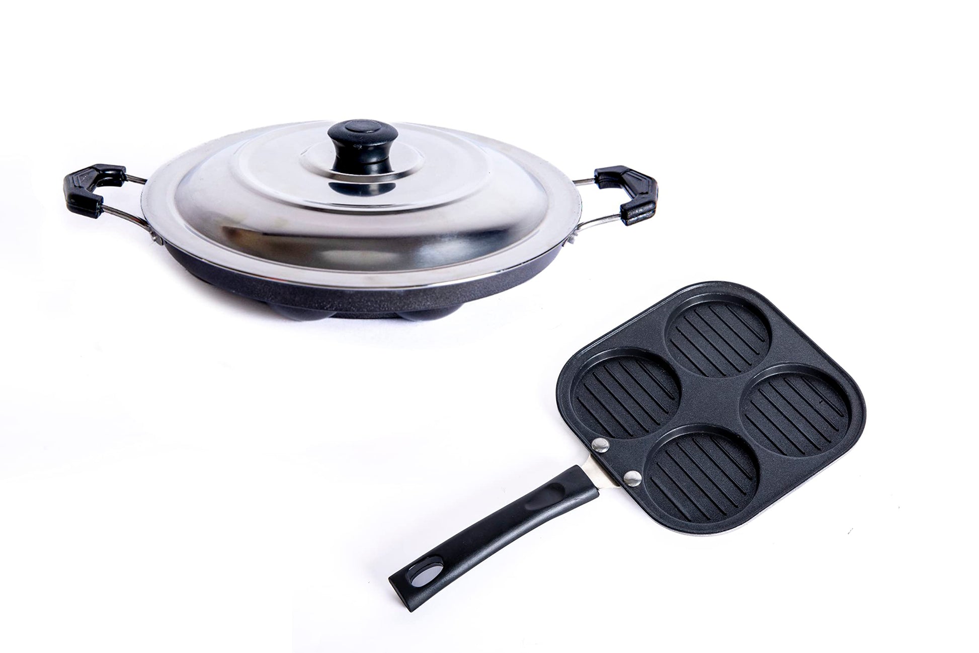 Non Stick  Black Appam , Uttapam Combo - Homeproindia.com