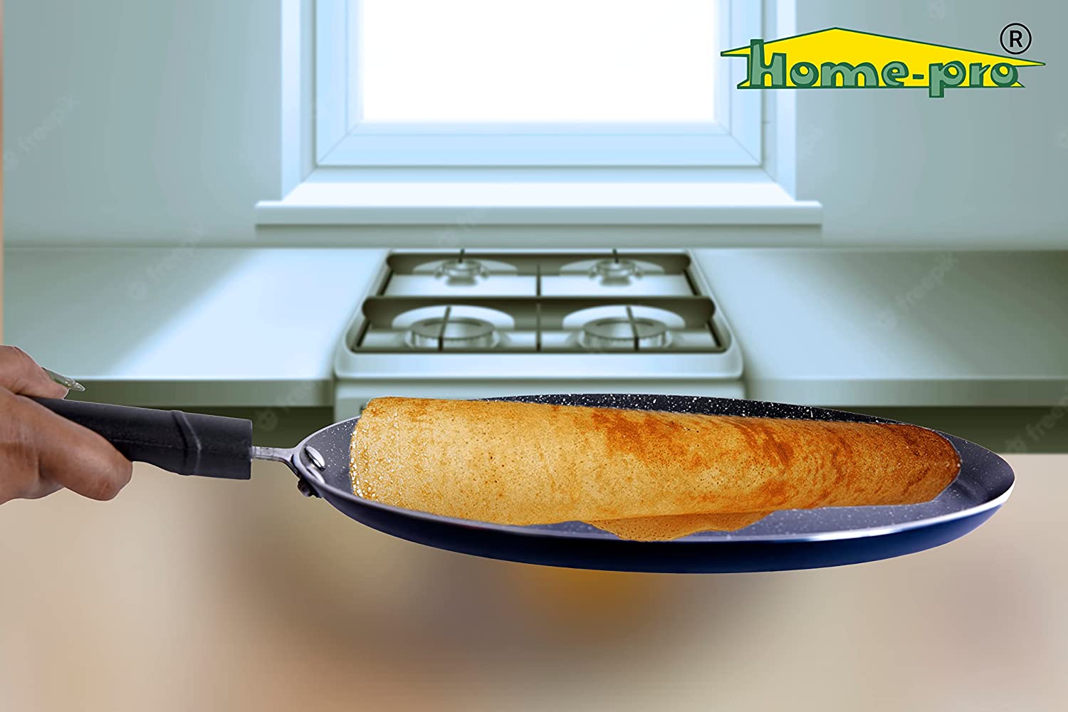 Non-Stick 3mm Blue Dosa tawa 27.5cm - Homeproindia.com