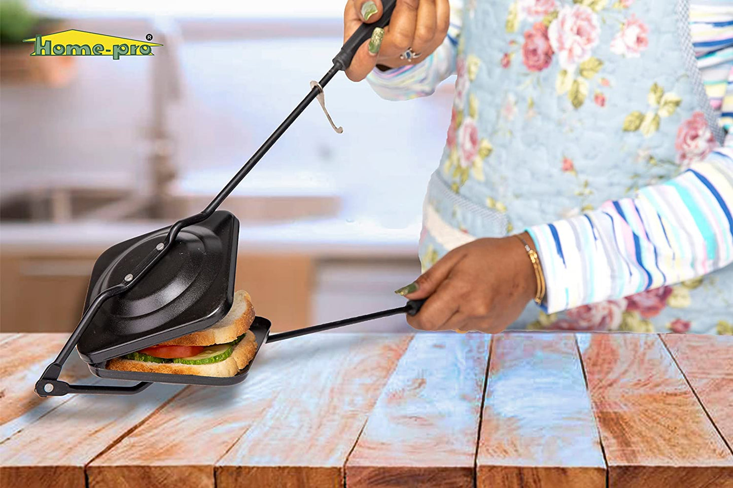 Non Stick Appam with glass lid, Uttapam, Gas Toaster, Combo - Homeproindia.com