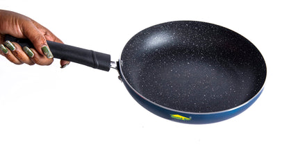 Non-Stick Blue Fry Pan 3mm Thickness - Homeproindia.com