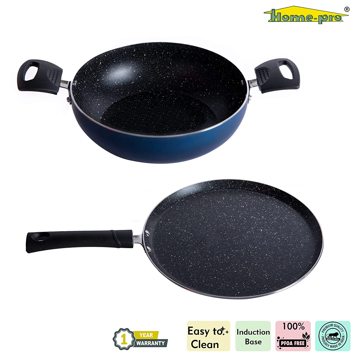 Non Stick Kadai , Dosa Tawa Combo Set - Homeproindia.com