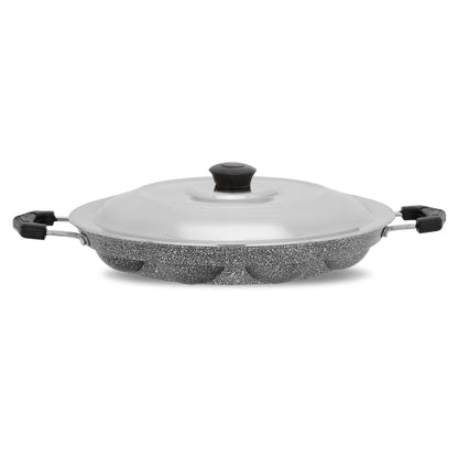 Non Stick Appam with Steel Lid Pack of 1 - Homeproindia.com